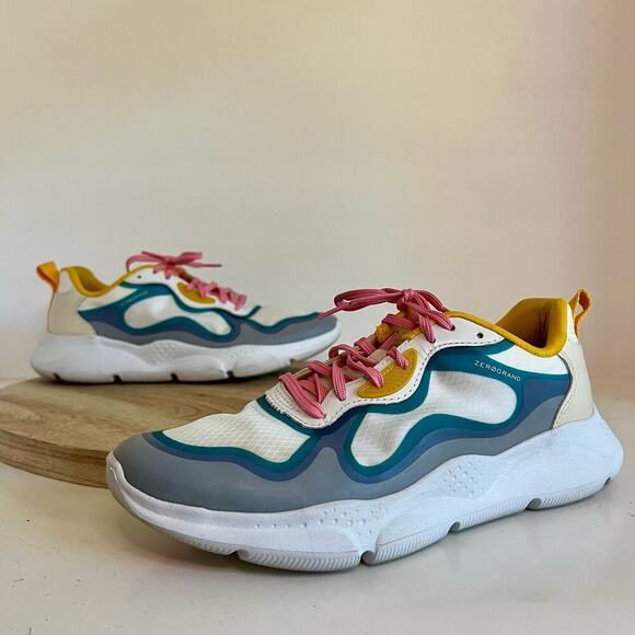 Cole Haan Zerogrand 360 Radiant Multi Colored Lace Up Sneakers Women's 9.5 - Picture 1 of 13